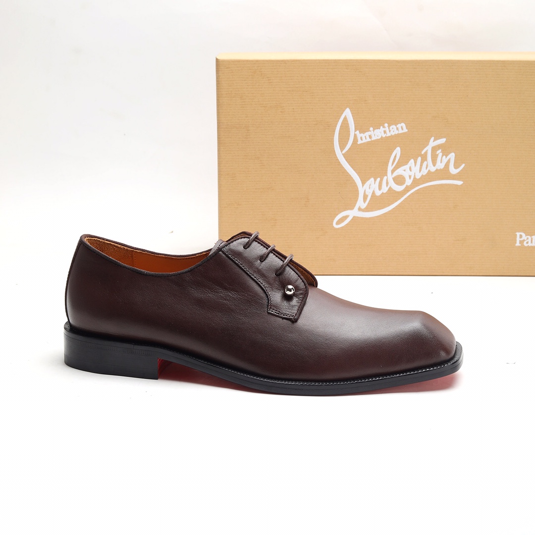 Christian Louboutin Style Leather Men's Shoes Men's Shoes Men's Shoes detail image 4 from source 782739