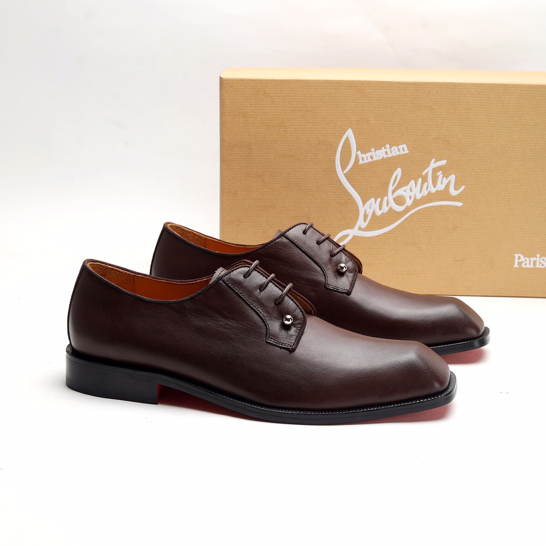 Christian Louboutin（cl男） Style Leather Men's Shoes Lookbook Reference image 2