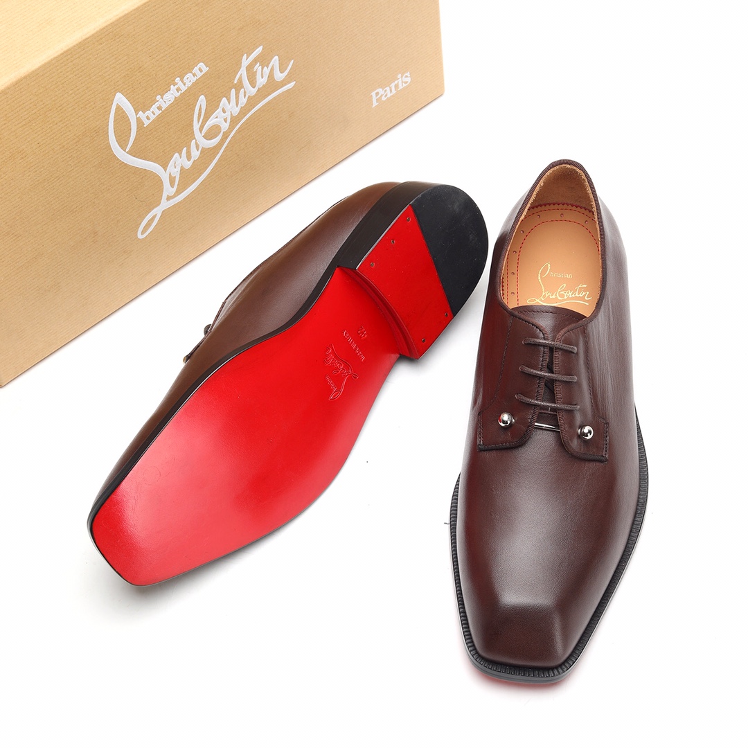 Christian Louboutin Style Leather Men's Shoes Men's Shoes Men's Shoes detail image 8 from source 782739