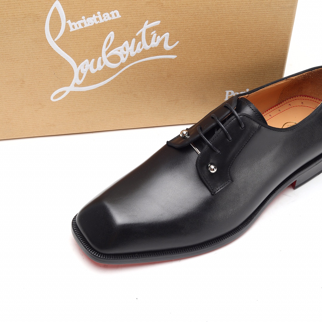 Christian Louboutin Style Leather Men's Shoes Men's Shoes Men's Shoes detail image 6 from source 782736