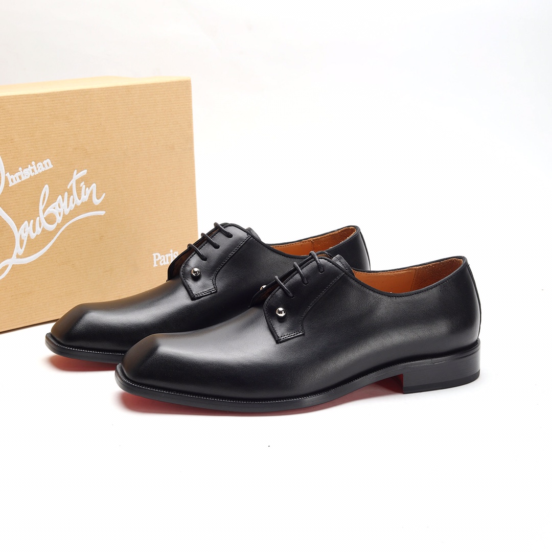 Christian Louboutin Style Leather Men's Shoes Men's Shoes Men's Shoes detail image 3 from source 782736
