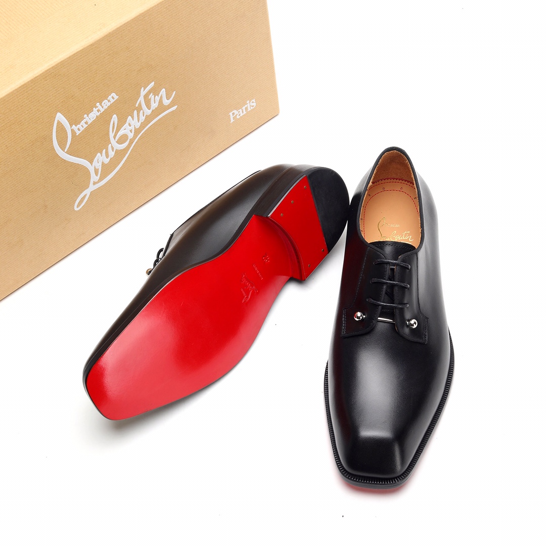 Christian Louboutin Style Leather Men's Shoes Men's Shoes Men's Shoes detail image 8 from source 782736