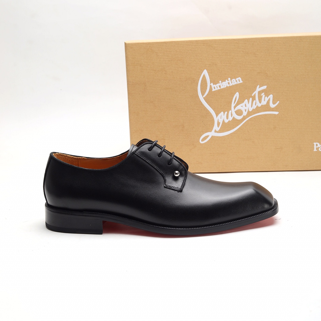 Christian Louboutin Style Leather Men's Shoes Men's Shoes Men's Shoes detail image 4 from source 782736