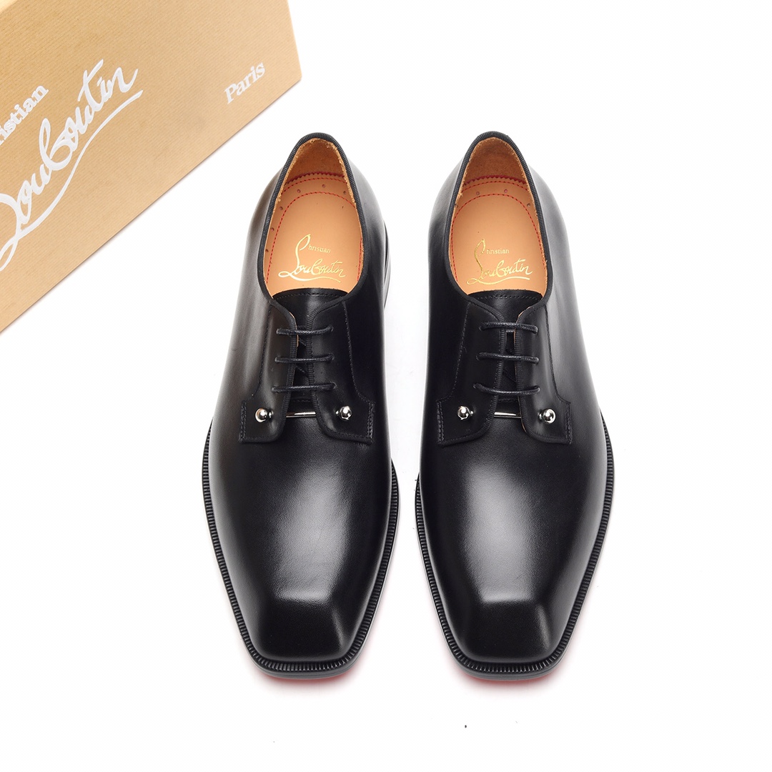 Christian Louboutin（cl男） Style Leather Men's Shoes Lookbook Reference image 1