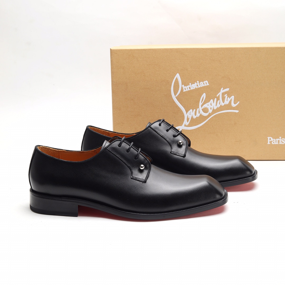Christian Louboutin（cl男） Style Leather Men's Shoes Lookbook Reference image 2