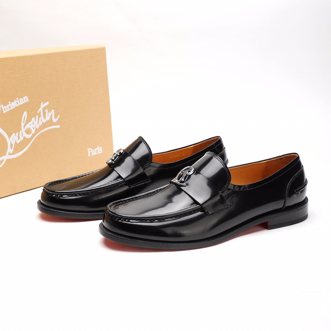 Christian Louboutin Style Leather Men's Shoes Men's Shoes Men's Shoes detail image 3 from source 782738