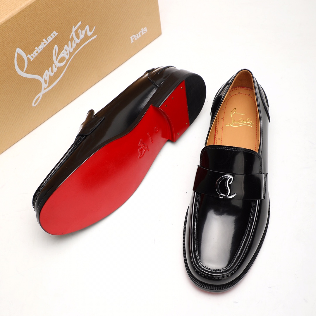 Christian Louboutin Style Leather Men's Shoes Men's Shoes Men's Shoes detail image 8 from source 782738