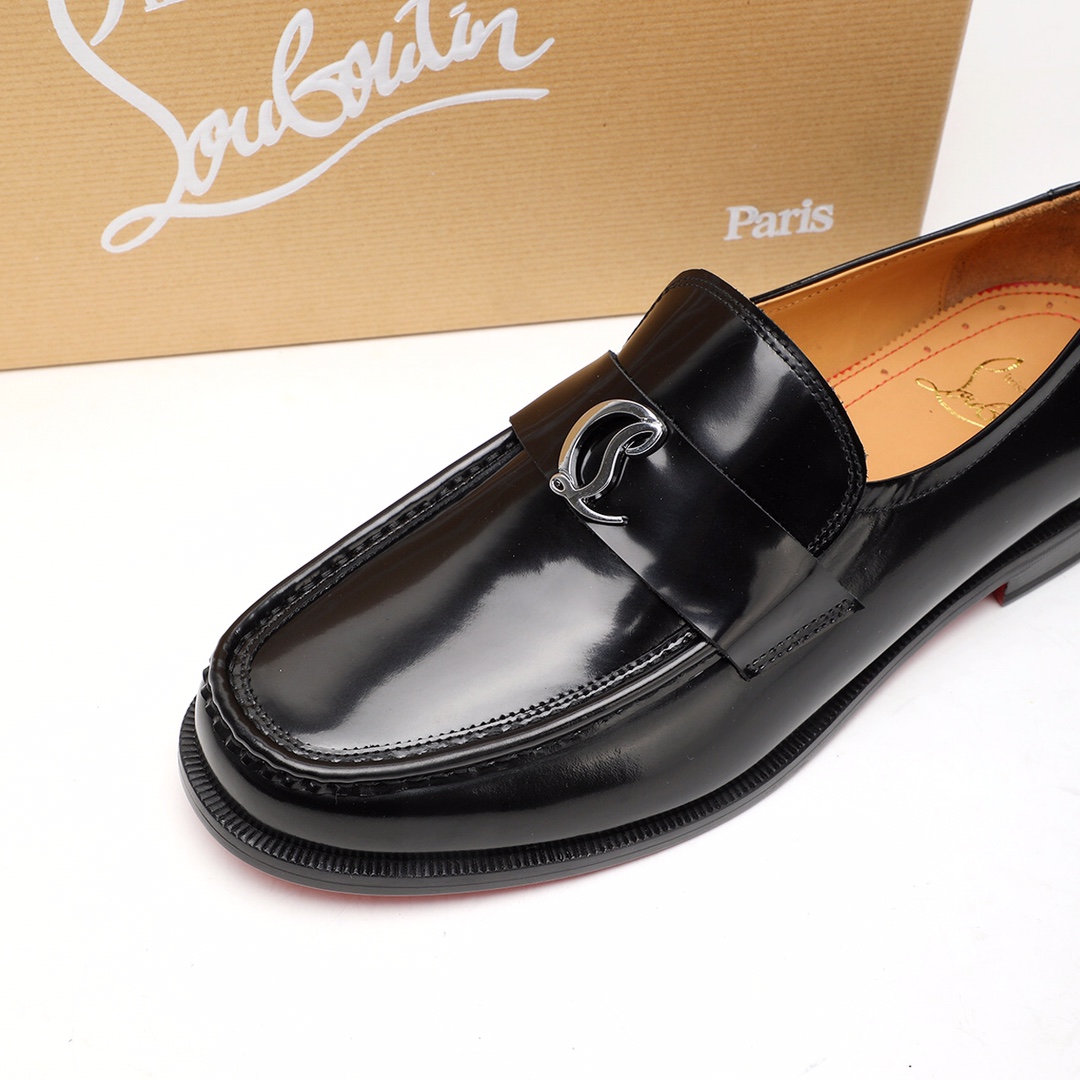 Christian Louboutin Style Leather Men's Shoes Men's Shoes Men's Shoes detail image 6 from source 782738
