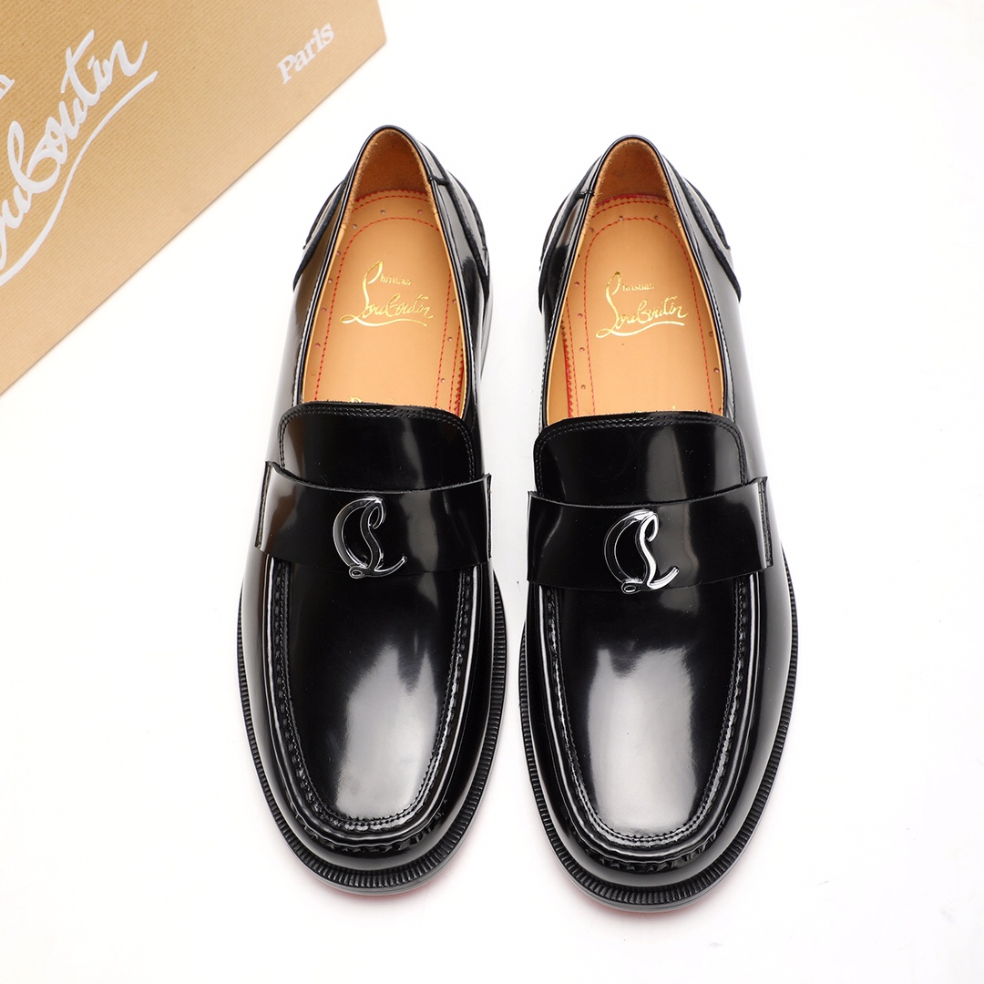 Christian Louboutin（cl男） Style Leather Men's Shoes Lookbook Reference image 1