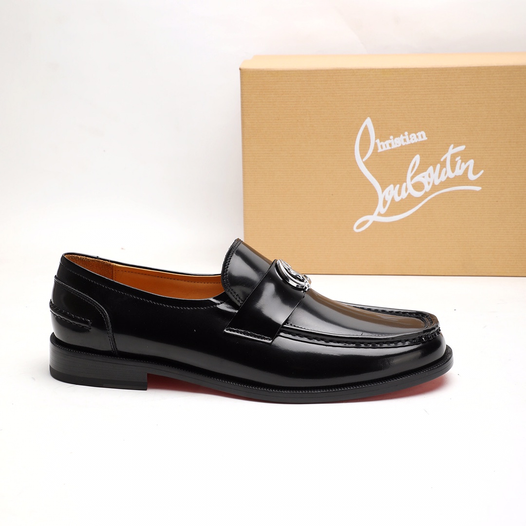 Christian Louboutin Style Leather Men's Shoes Men's Shoes Men's Shoes detail image 4 from source 782738