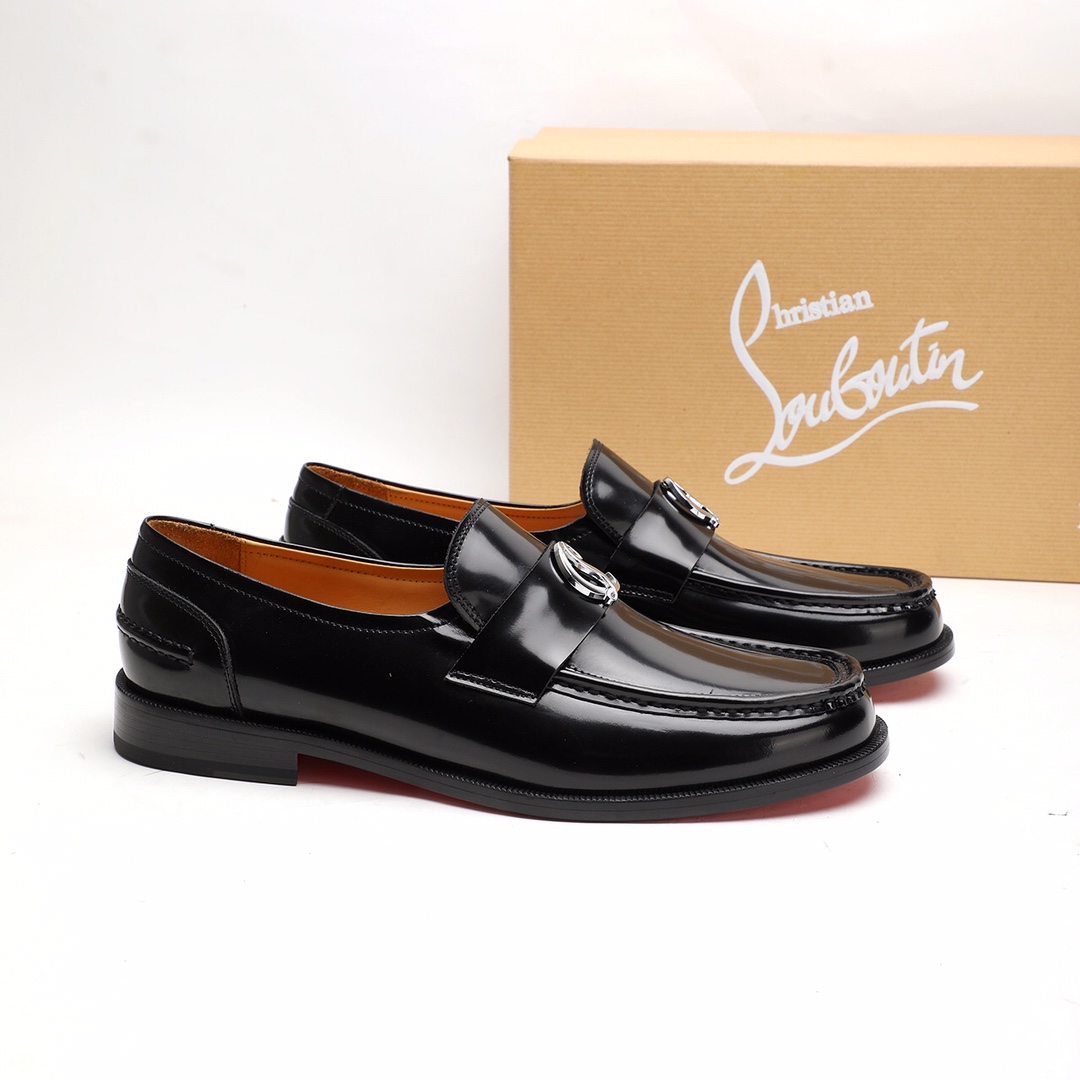 Christian Louboutin（cl男） Style Leather Men's Shoes Lookbook Reference image 2
