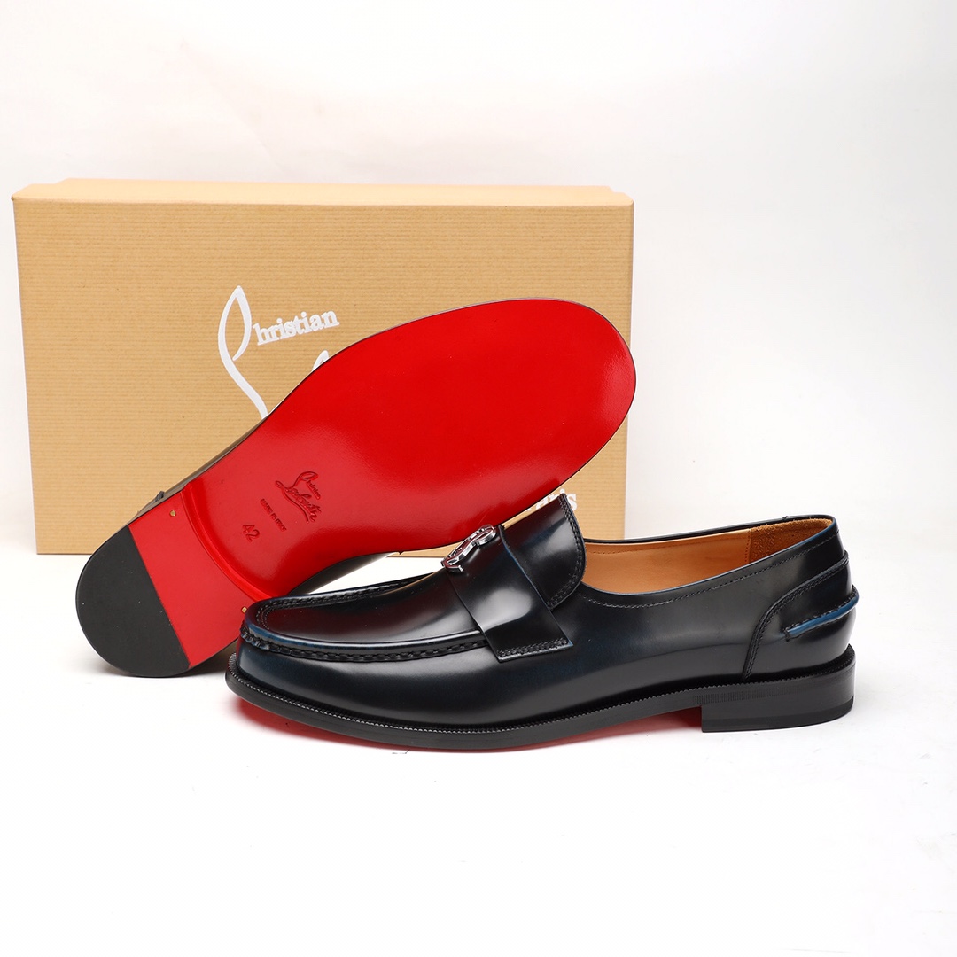 Christian Louboutin Style Leather Men's Shoes Men's Shoes Men's Shoes detail image 9 from source 782737