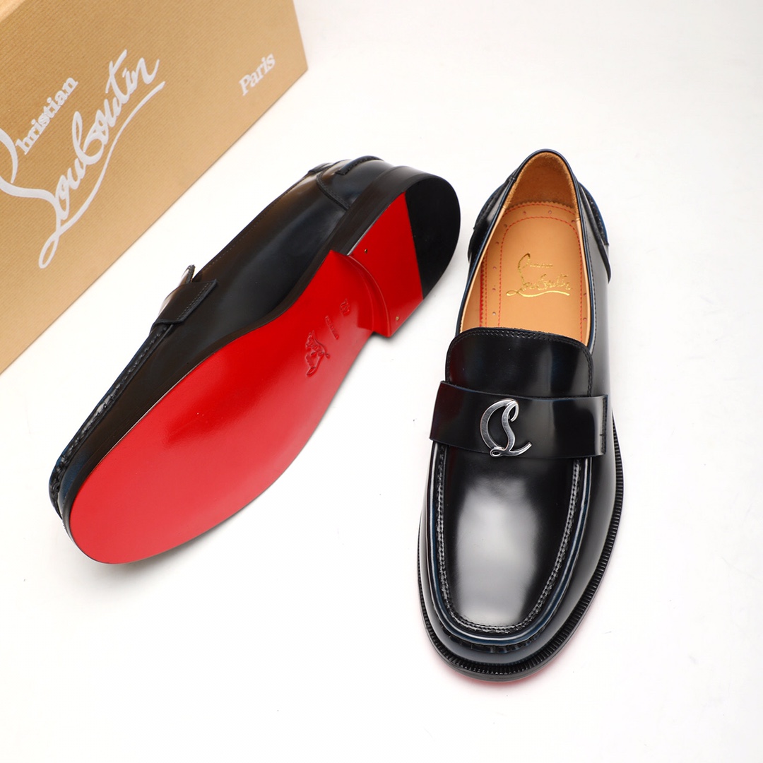 Christian Louboutin Style Leather Men's Shoes Men's Shoes Men's Shoes detail image 8 from source 782737