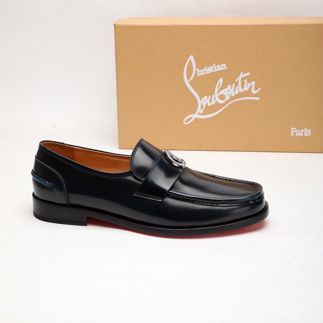 Christian Louboutin Style Leather Men's Shoes Men's Shoes Men's Shoes detail image 4 from source 782737