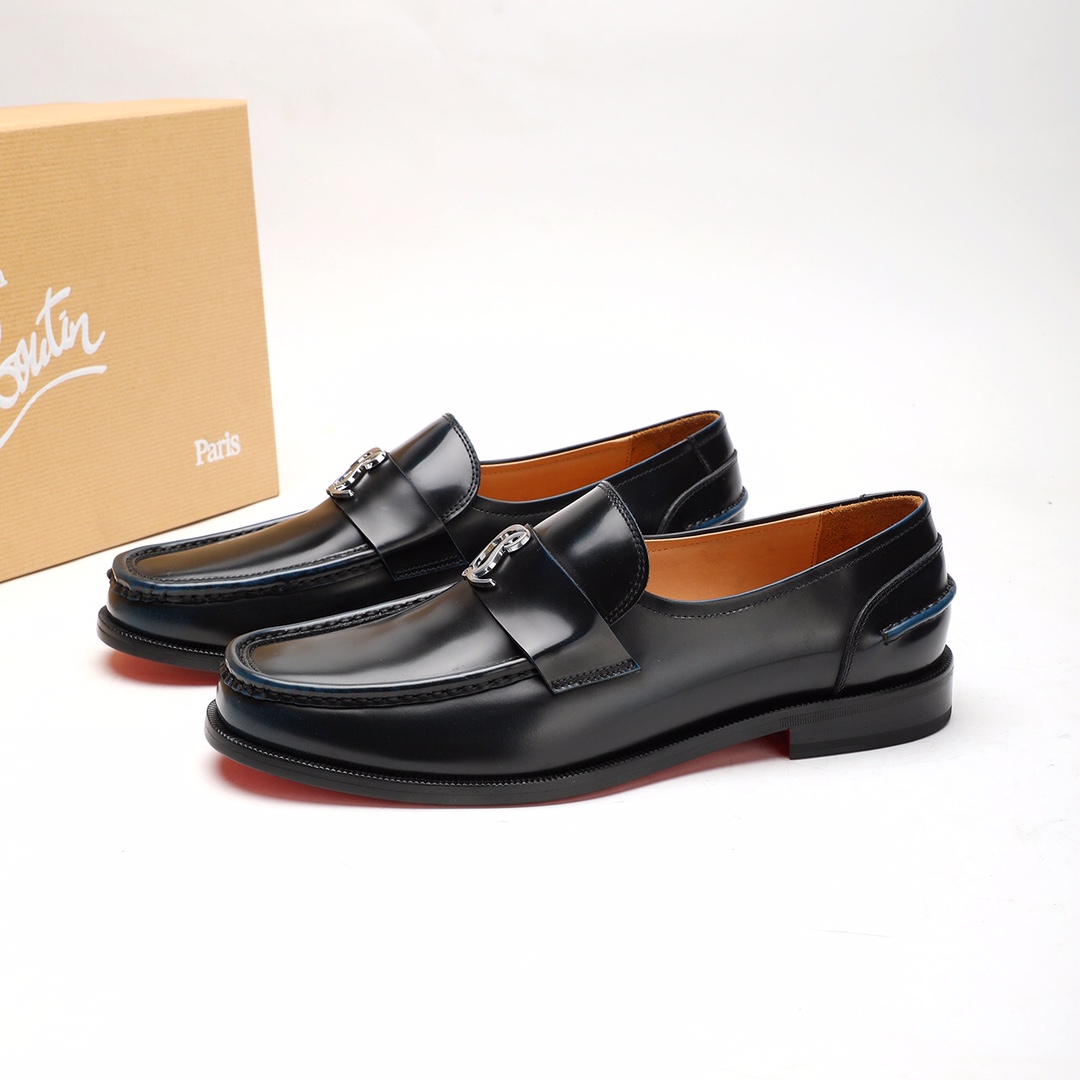 Christian Louboutin Style Leather Men's Shoes Men's Shoes Men's Shoes detail image 3 from source 782737