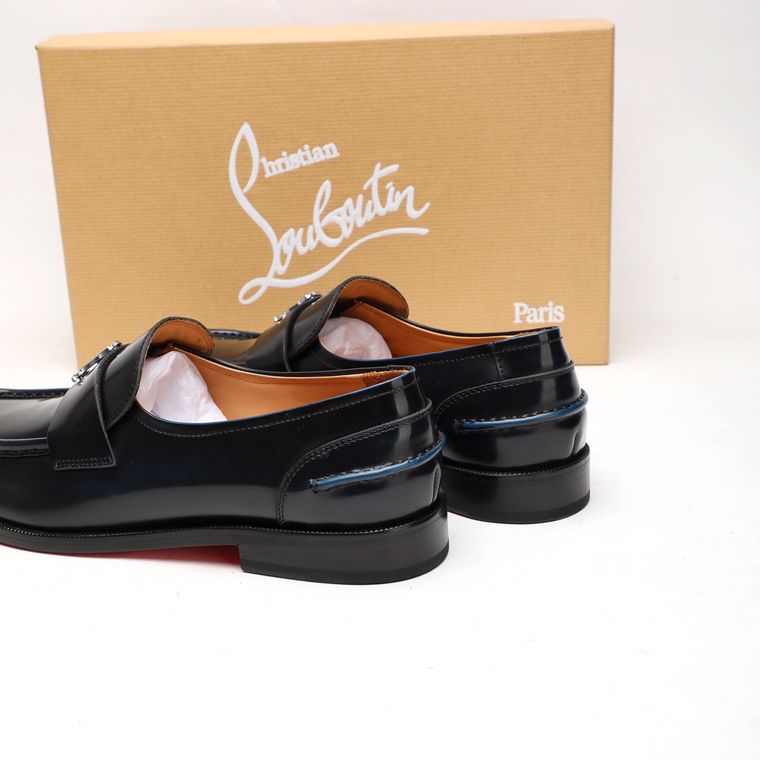 Christian Louboutin Style Leather Men's Shoes Men's Shoes Men's Shoes detail image 7 from source 782737