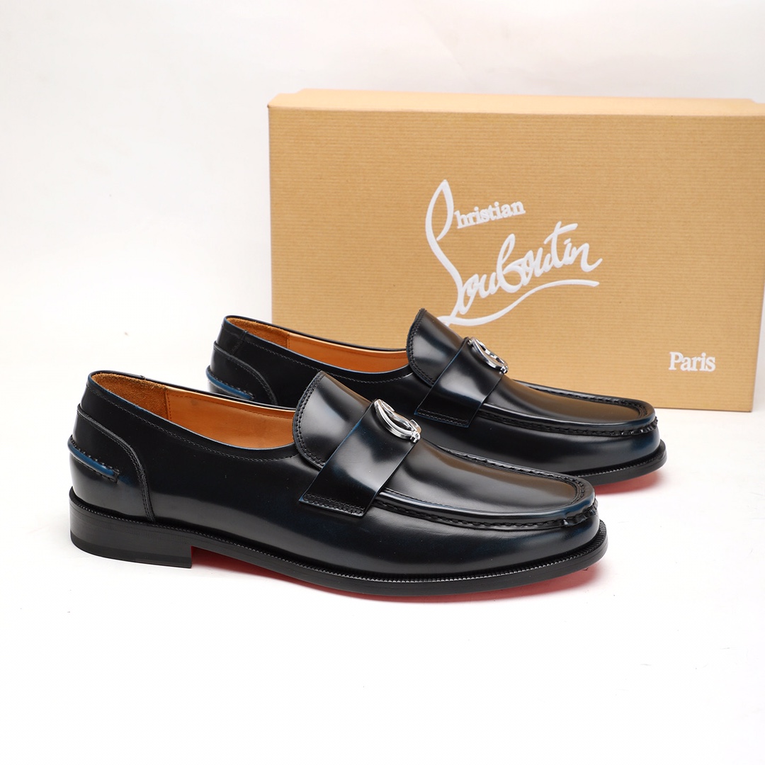 Christian Louboutin（cl男） Style Leather Men's Shoes Lookbook Reference image 2