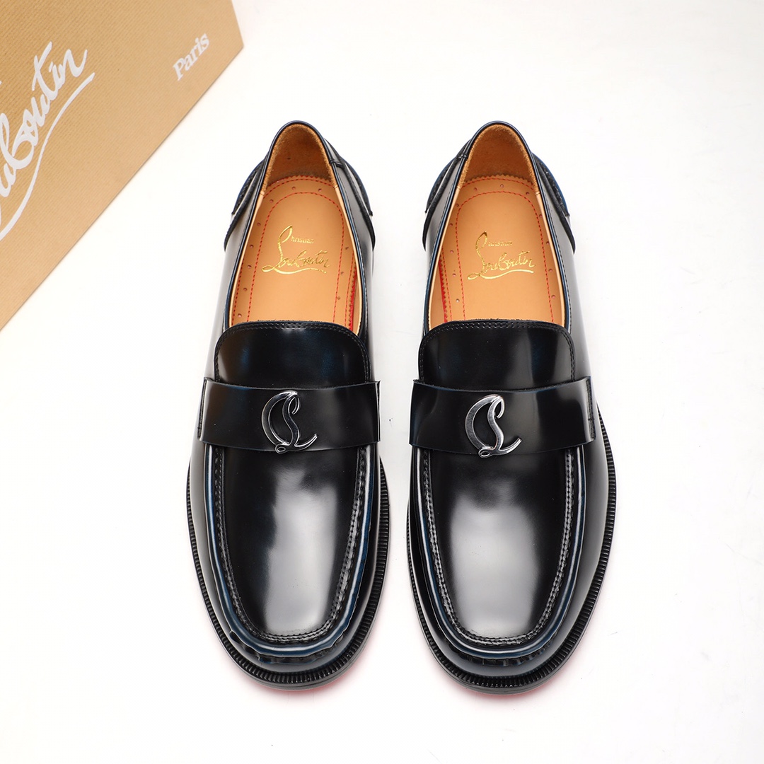Christian Louboutin（cl男） Style Leather Men's Shoes Lookbook Reference image 1