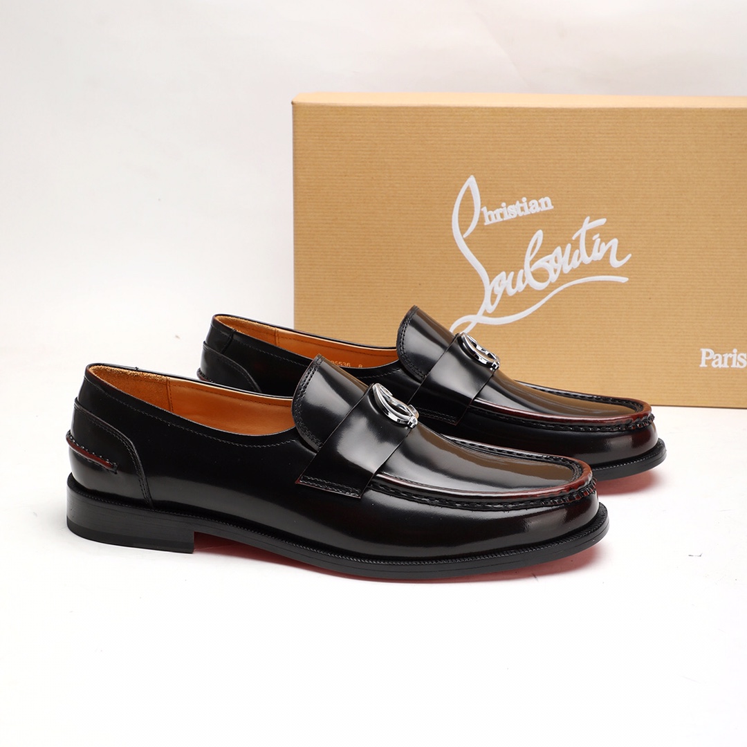 Christian Louboutin（cl男） Style Leather Men's Shoes Lookbook Reference image 2