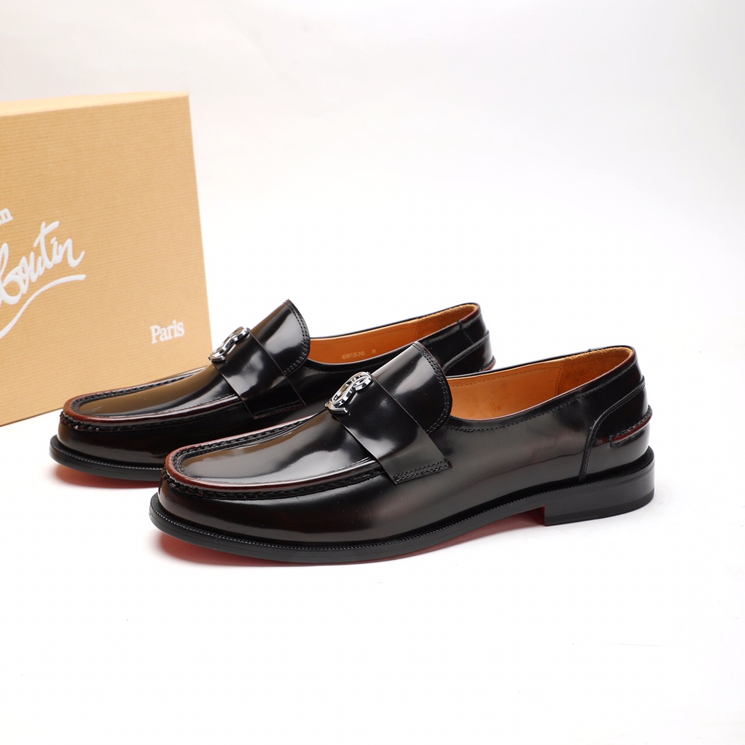 Christian Louboutin Style Leather Men's Shoes Men's Shoes Men's Shoes detail image 3 from source 782735