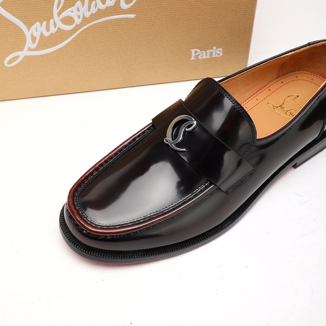 Christian Louboutin Style Leather Men's Shoes Men's Shoes Men's Shoes detail image 6 from source 782735