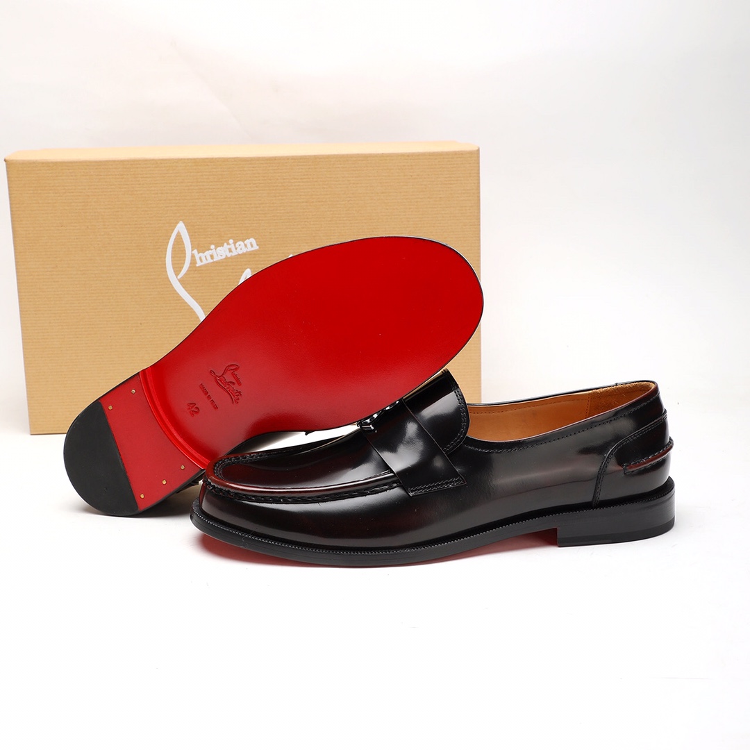 Christian Louboutin Style Leather Men's Shoes Men's Shoes Men's Shoes detail image 9 from source 782735