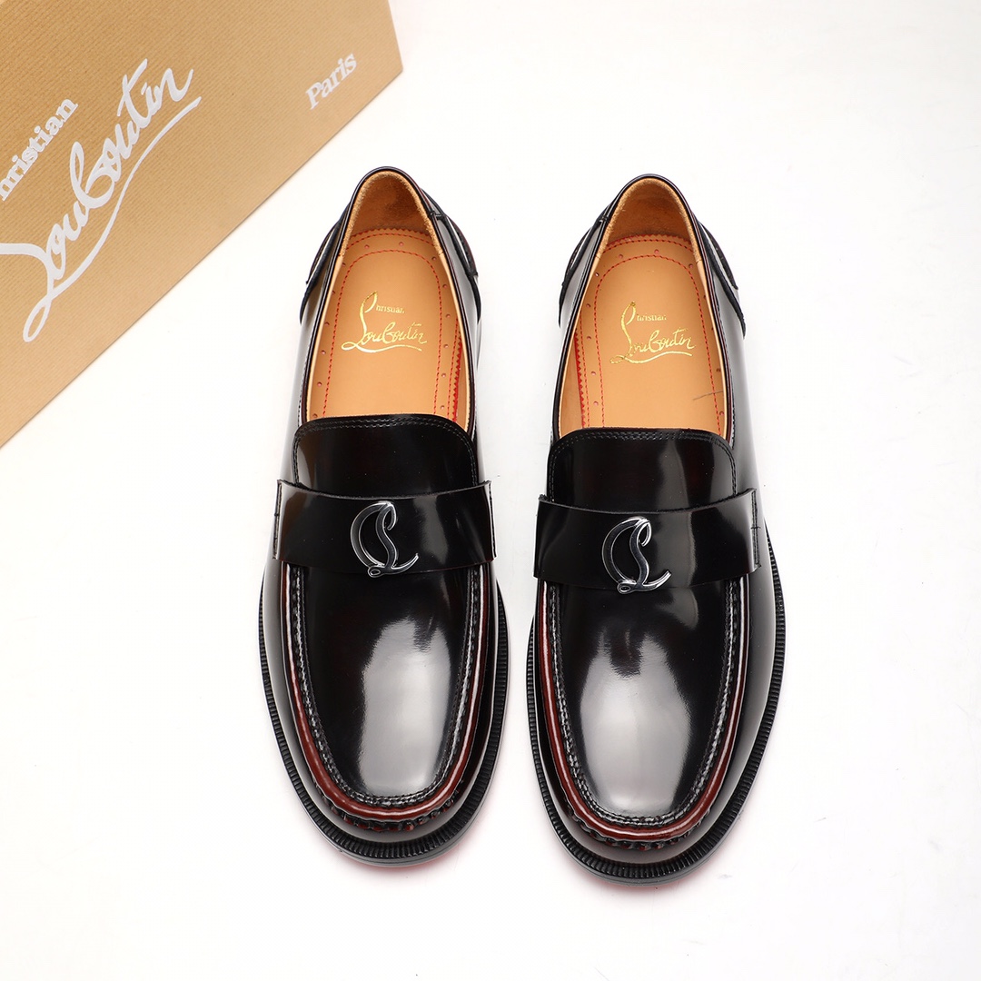 Christian Louboutin（cl男） Style Leather Men's Shoes Lookbook Reference image 1