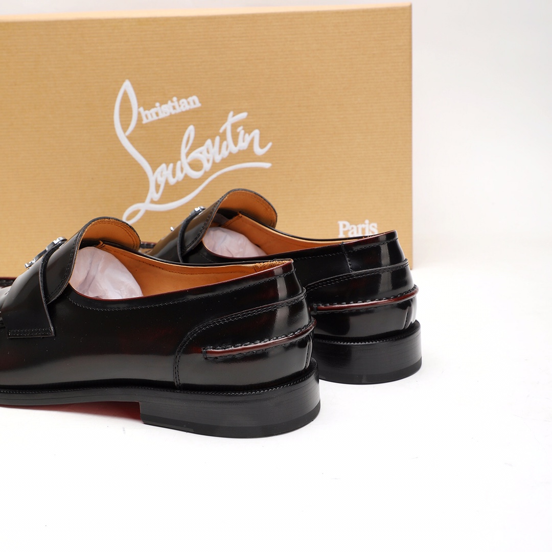 Christian Louboutin Style Leather Men's Shoes Men's Shoes Men's Shoes detail image 7 from source 782735