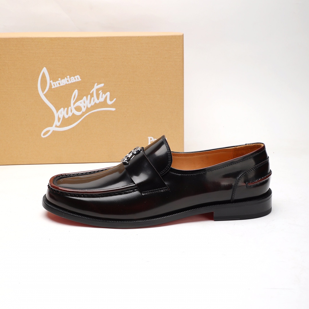 Christian Louboutin Style Leather Men's Shoes Men's Shoes Men's Shoes detail image 5 from source 782735