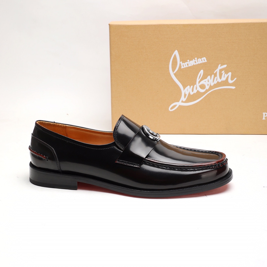 Christian Louboutin Style Leather Men's Shoes Men's Shoes Men's Shoes detail image 4 from source 782735