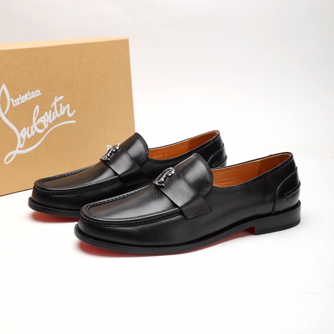 Christian Louboutin Style Leather Men's Shoes Men's Shoes Men's Shoes detail image 3 from source 782734