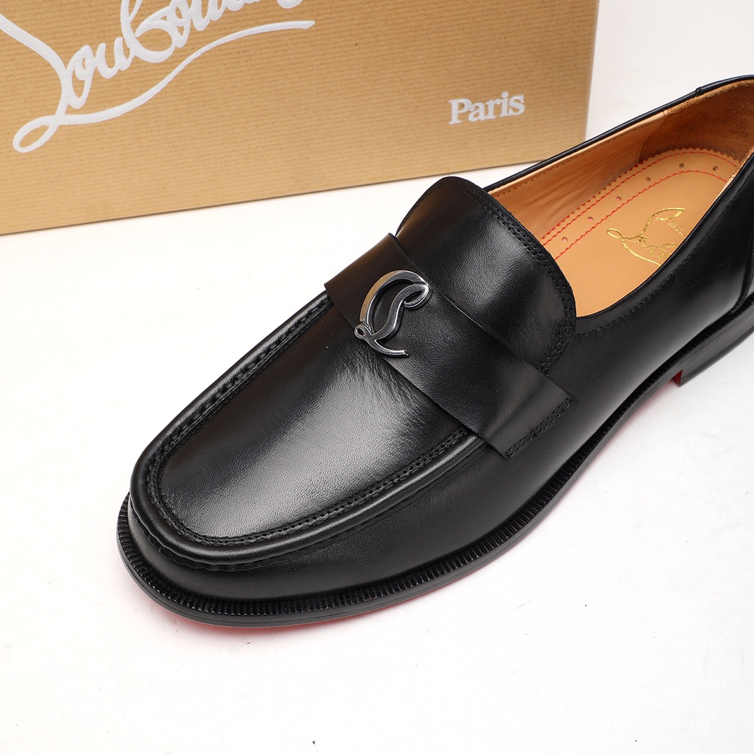 Christian Louboutin Style Leather Men's Shoes Men's Shoes Men's Shoes detail image 6 from source 782734