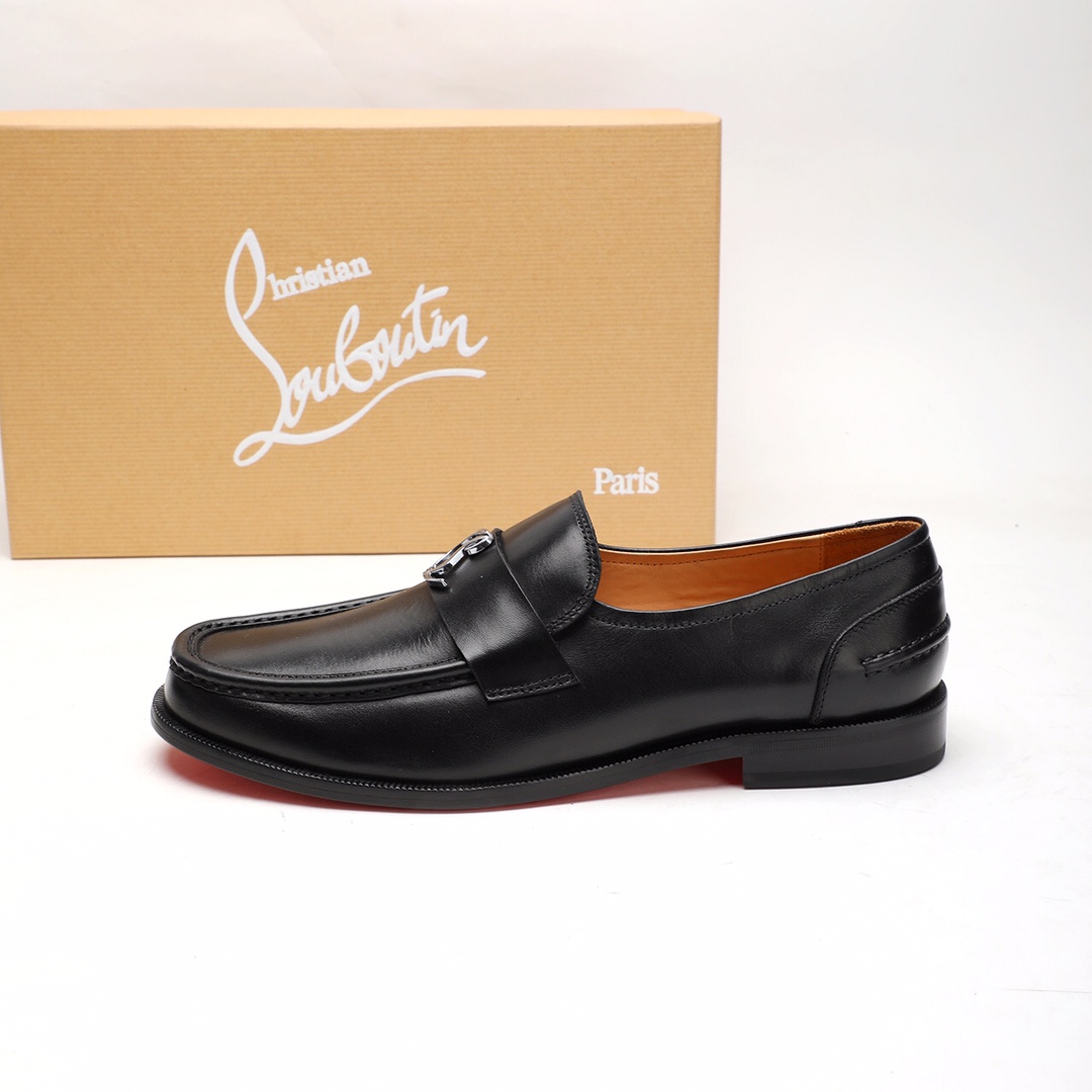 Christian Louboutin Style Leather Men's Shoes Men's Shoes Men's Shoes detail image 5 from source 782734