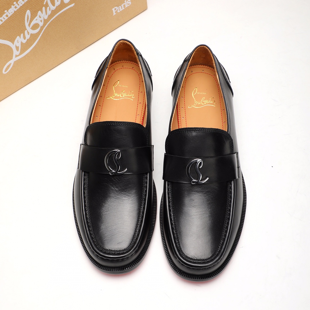 Christian Louboutin（cl男） Style Leather Men's Shoes Lookbook Reference image 1