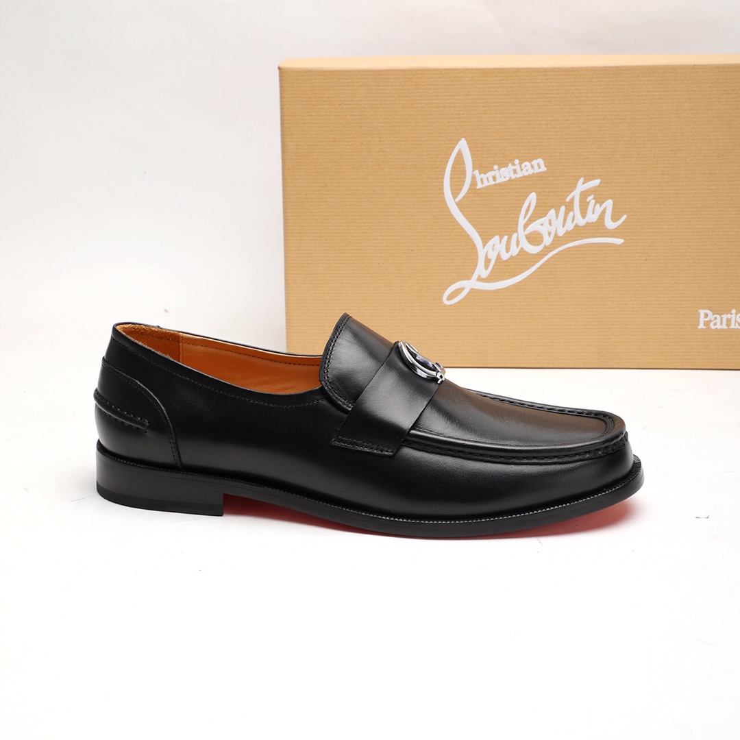 Christian Louboutin Style Leather Men's Shoes Men's Shoes Men's Shoes detail image 4 from source 782734
