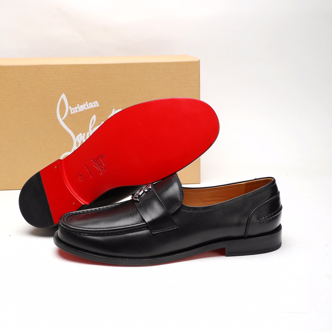 Christian Louboutin Style Leather Men's Shoes Men's Shoes Men's Shoes detail image 9 from source 782734