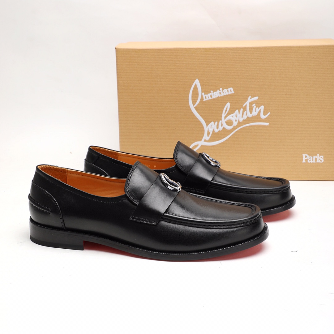 Christian Louboutin（cl男） Style Leather Men's Shoes Lookbook Reference image 2