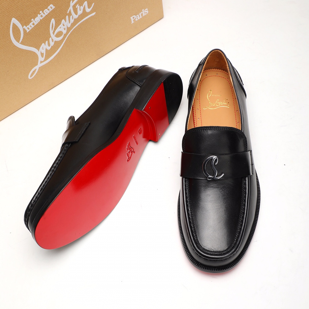 Christian Louboutin Style Leather Men's Shoes Men's Shoes Men's Shoes detail image 8 from source 782734