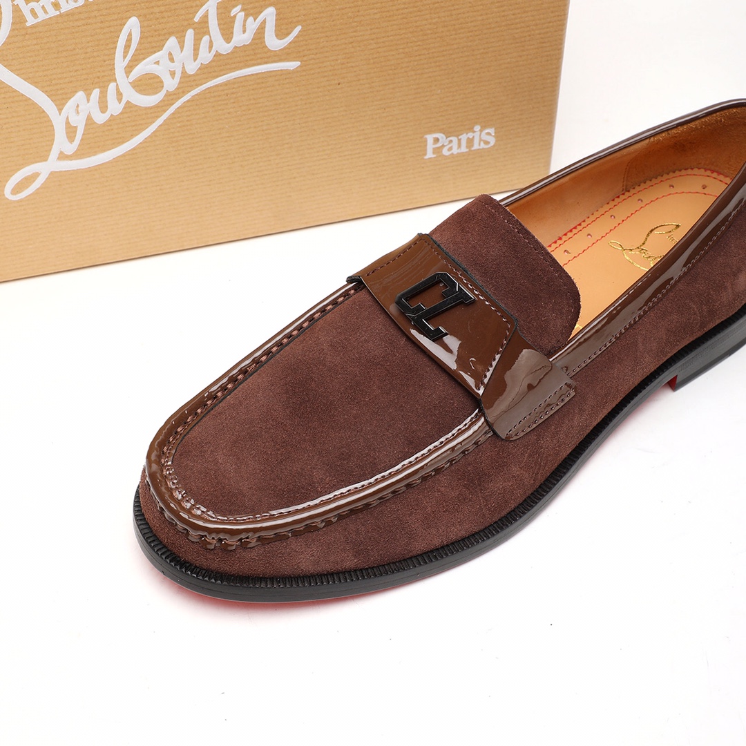 Christian Louboutin Style Leather Men's Shoes Men's Shoes Men's Shoes detail image 6 from source 782748