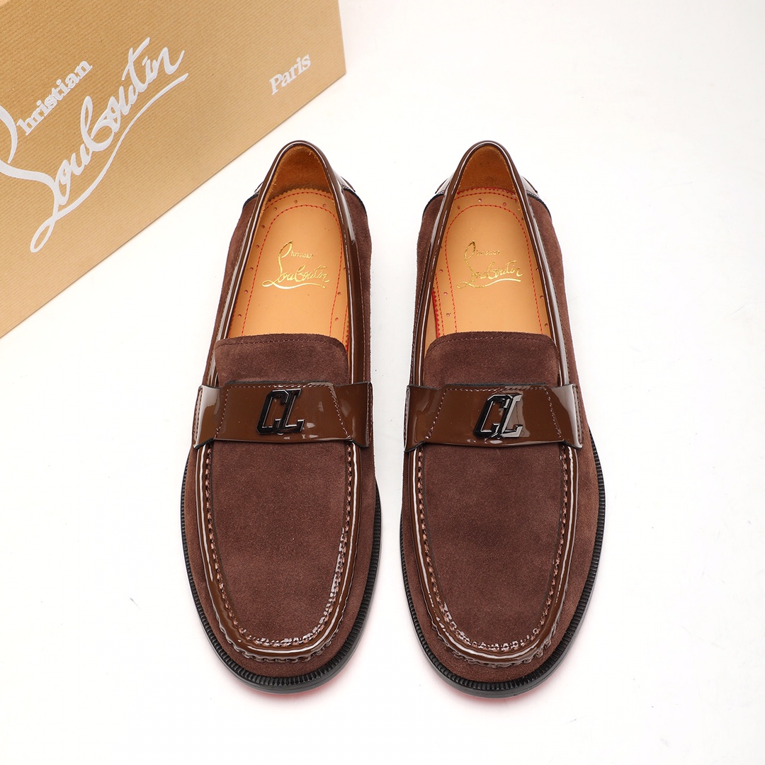 Christian Louboutin（cl男） Style Leather Men's Shoes Lookbook Reference image 1