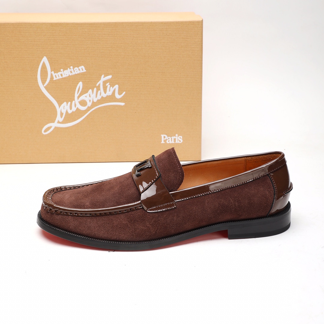 Christian Louboutin Style Leather Men's Shoes Men's Shoes Men's Shoes detail image 5 from source 782748