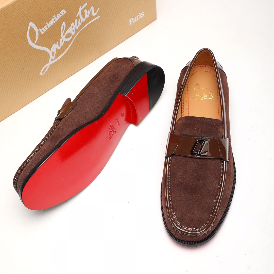 Christian Louboutin Style Leather Men's Shoes Men's Shoes Men's Shoes detail image 8 from source 782748