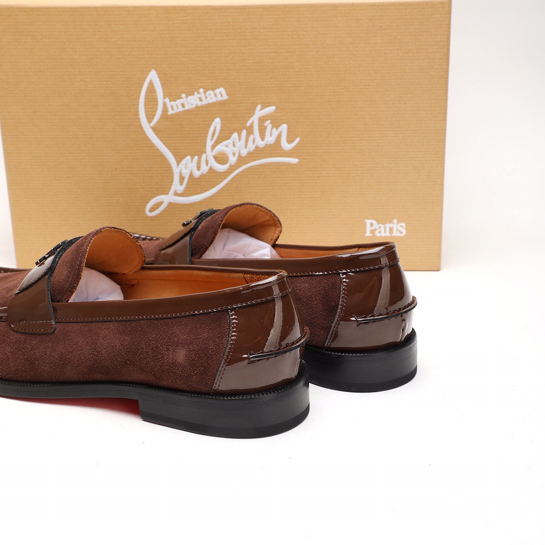Christian Louboutin Style Leather Men's Shoes Men's Shoes Men's Shoes detail image 7 from source 782748
