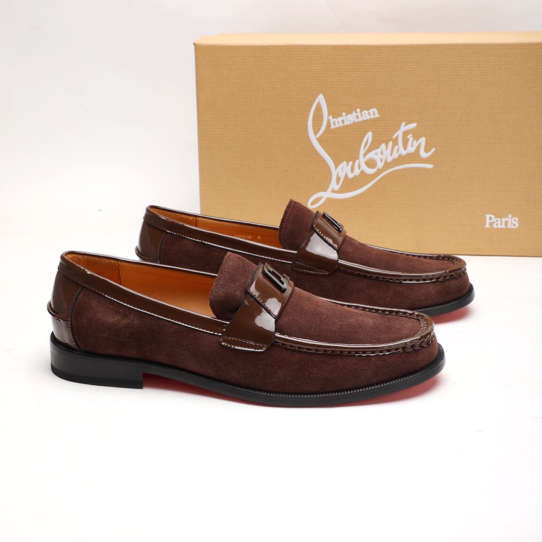 Christian Louboutin（cl男） Style Leather Men's Shoes Lookbook Reference image 2