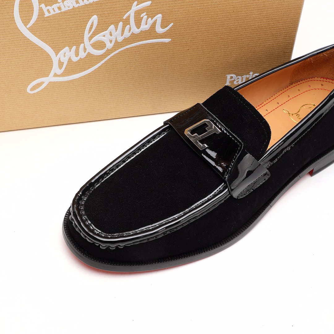 Christian Louboutin Style Leather Men's Shoes Men's Shoes Men's Shoes detail image 6 from source 782746
