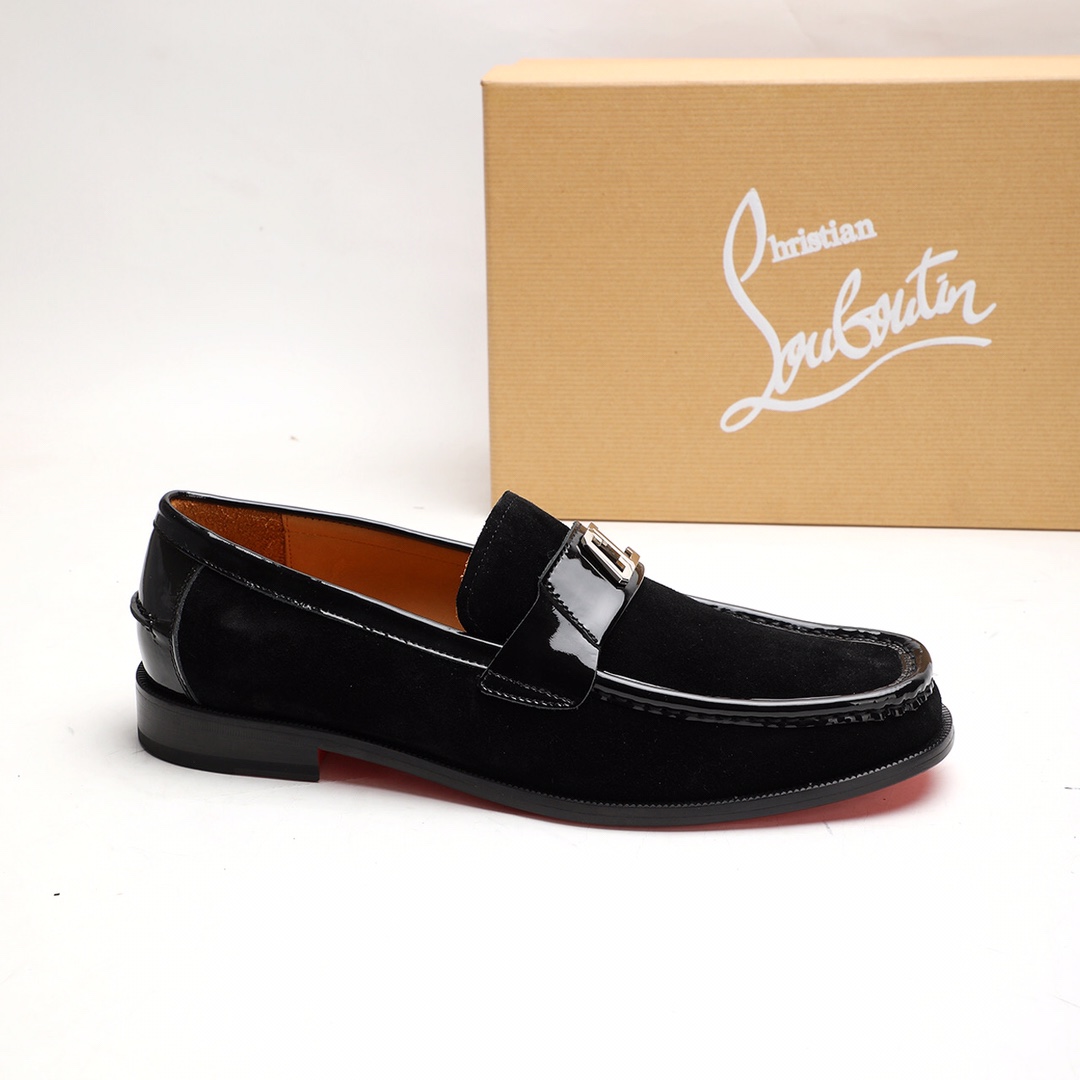 Christian Louboutin Style Leather Men's Shoes Men's Shoes Men's Shoes detail image 4 from source 782746