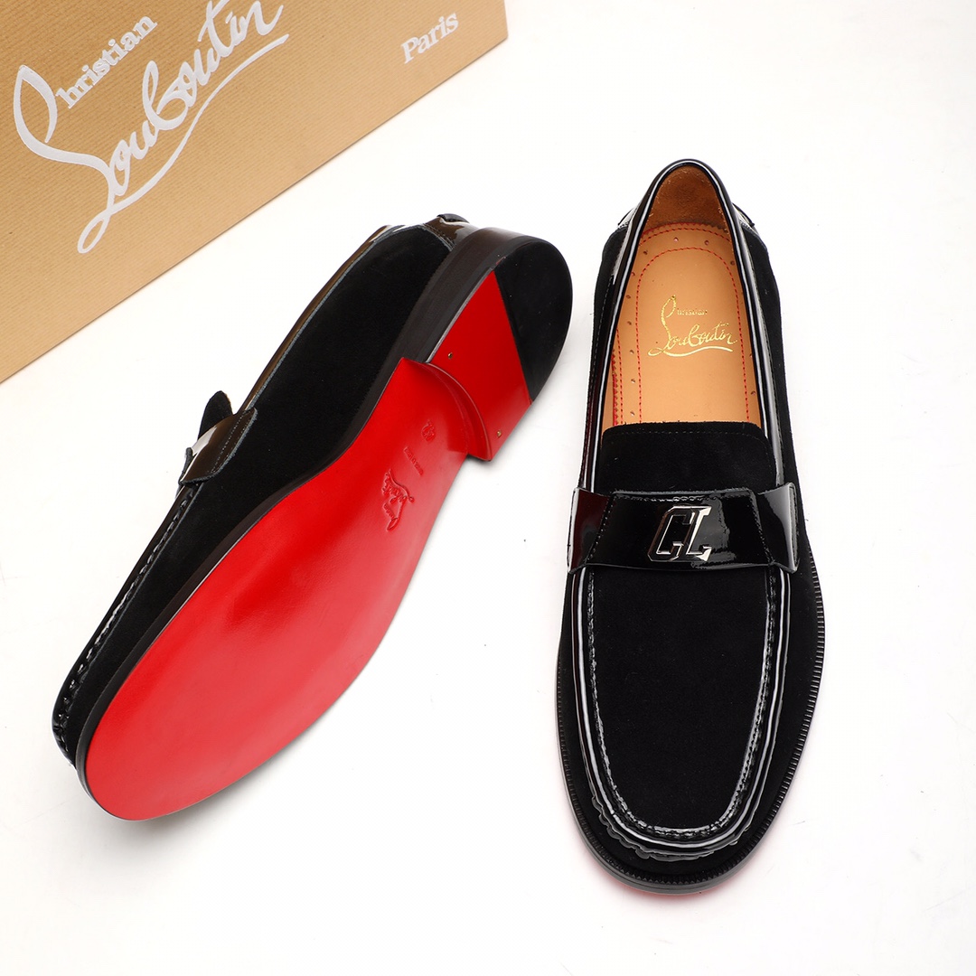 Christian Louboutin Style Leather Men's Shoes Men's Shoes Men's Shoes detail image 8 from source 782746