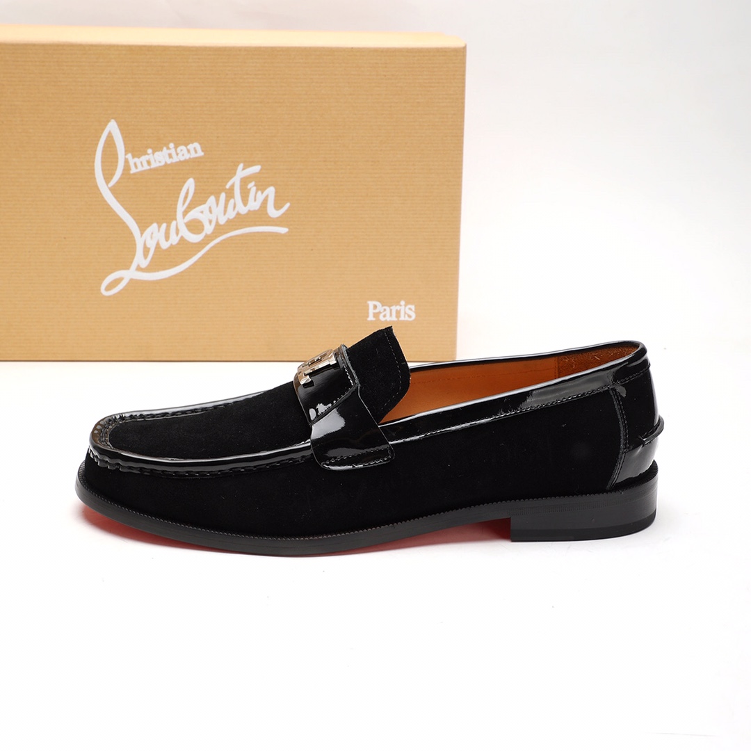 Christian Louboutin Style Leather Men's Shoes Men's Shoes Men's Shoes detail image 5 from source 782746