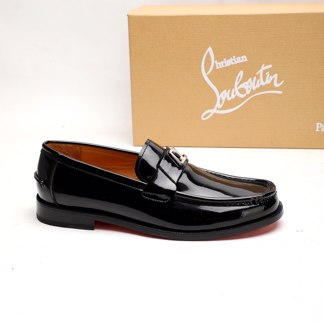 Christian Louboutin Style Leather Men's Shoes Men's Shoes Men's Shoes detail image 4 from source 782742