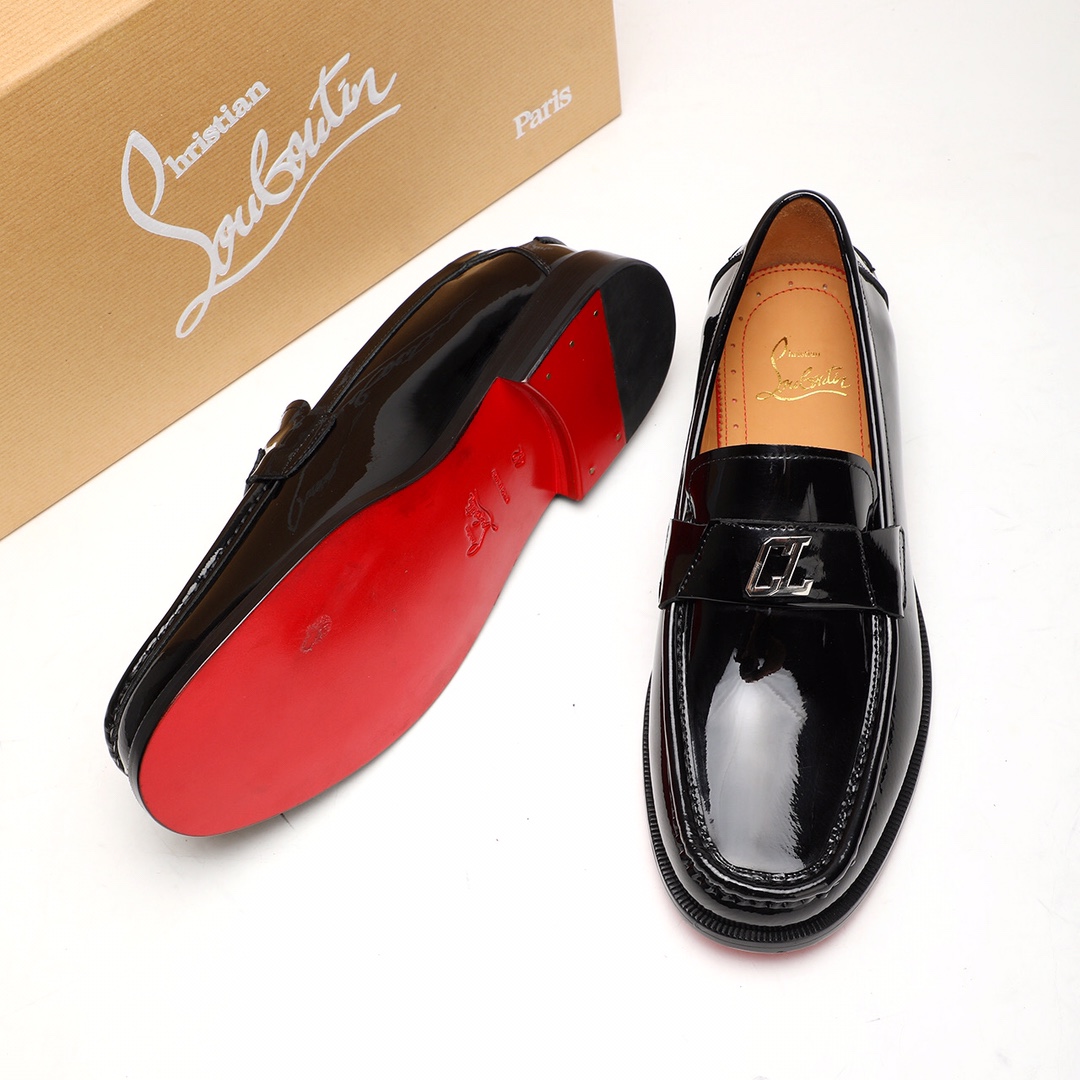 Christian Louboutin Style Leather Men's Shoes Men's Shoes Men's Shoes detail image 8 from source 782742